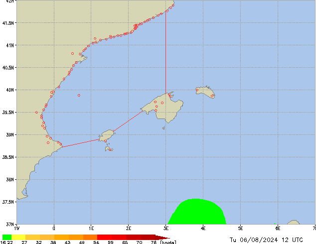 Tu 06.08.2024 12 UTC