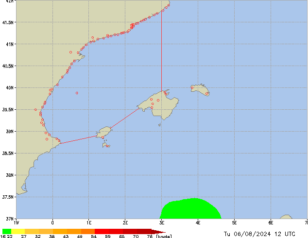 Tu 06.08.2024 12 UTC