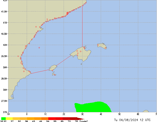 Tu 06.08.2024 12 UTC