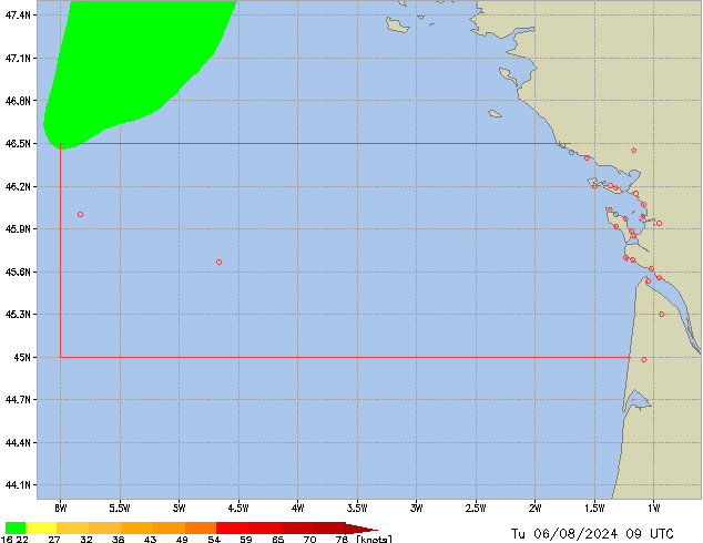 Tu 06.08.2024 09 UTC