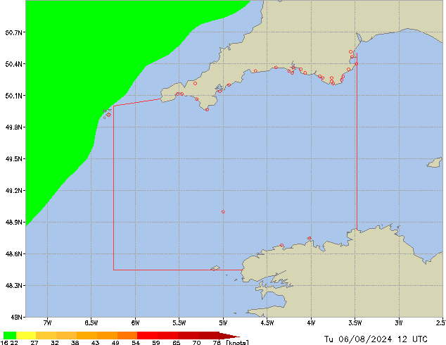 Tu 06.08.2024 12 UTC