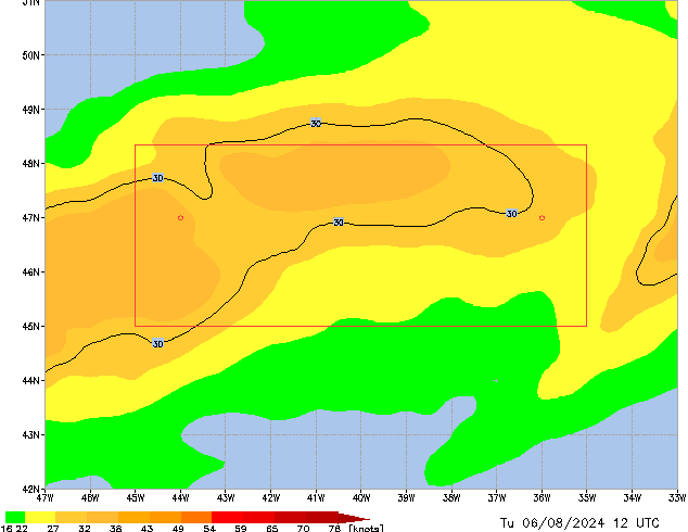 Tu 06.08.2024 12 UTC