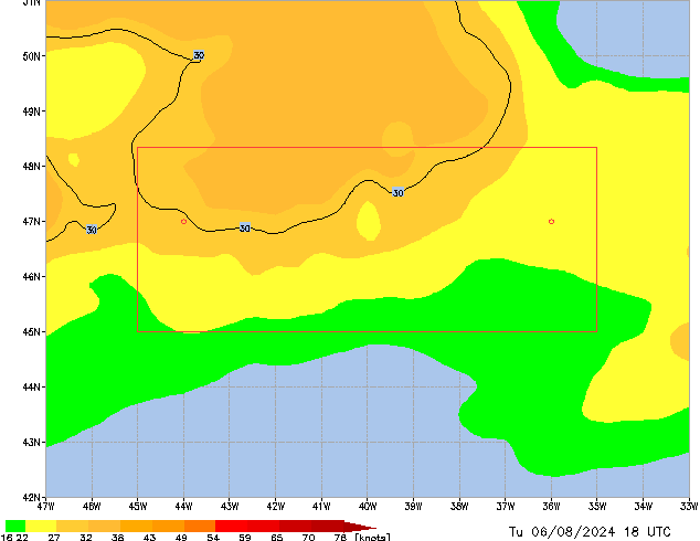 Tu 06.08.2024 18 UTC