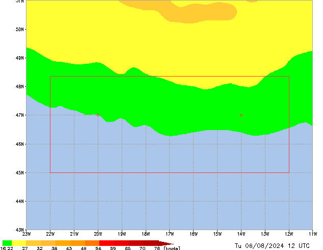 Tu 06.08.2024 12 UTC