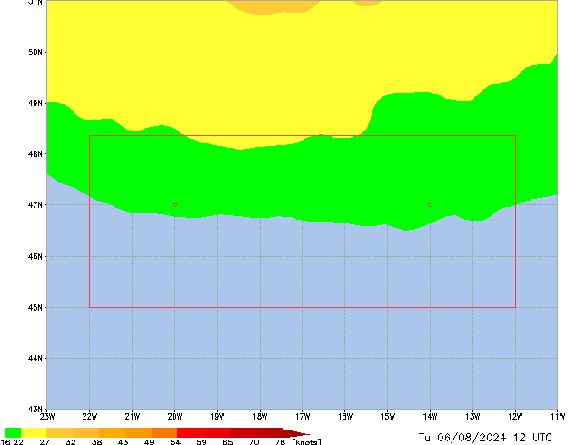 Tu 06.08.2024 12 UTC