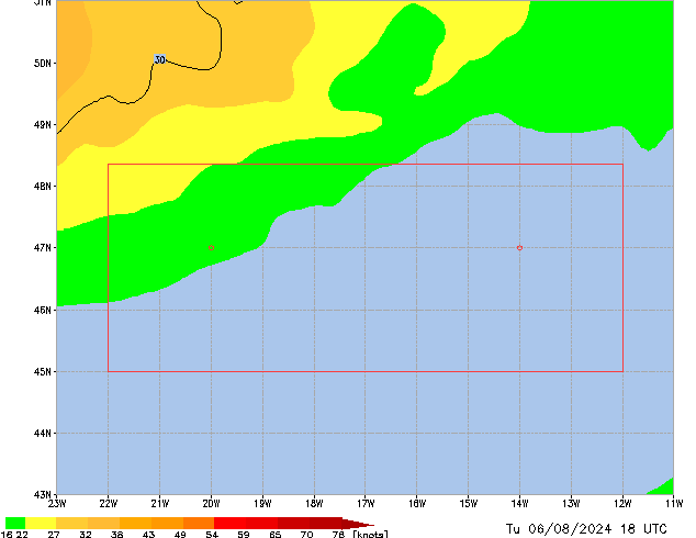 Tu 06.08.2024 18 UTC