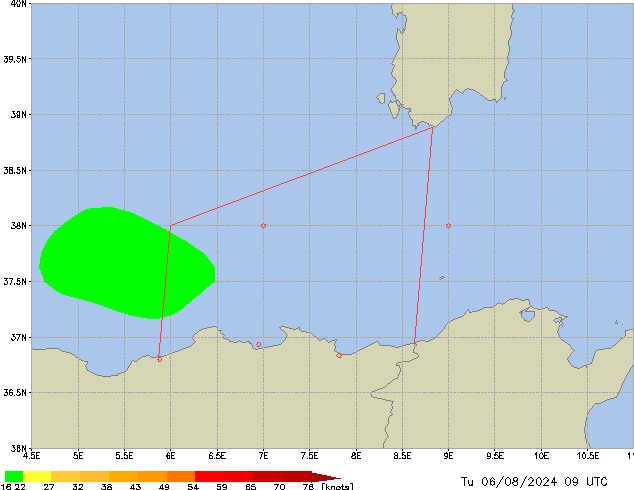 Tu 06.08.2024 09 UTC