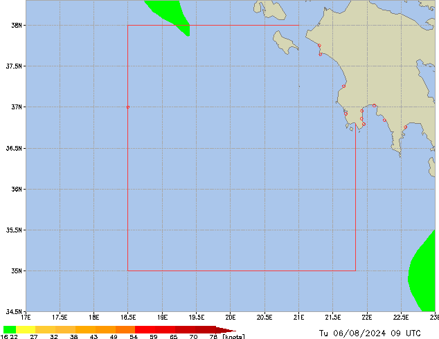 Tu 06.08.2024 09 UTC