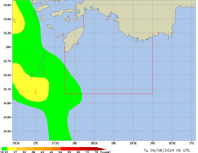 Tu 06.08.2024 09 UTC