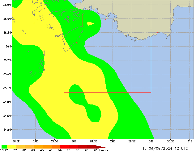 Tu 06.08.2024 12 UTC