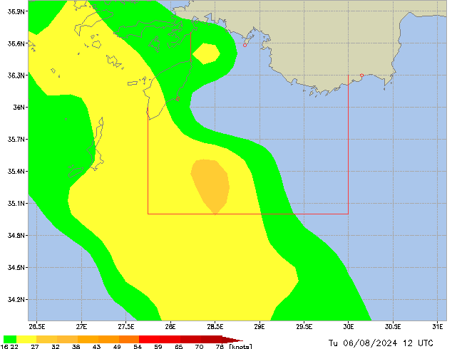 Tu 06.08.2024 12 UTC