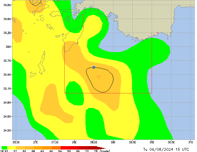 Tu 06.08.2024 15 UTC