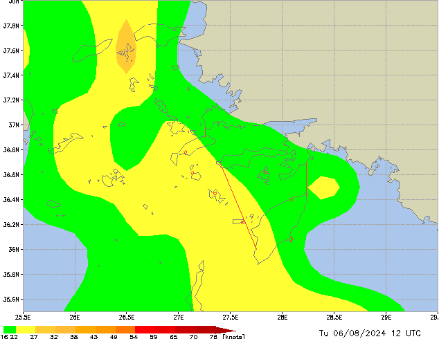 Tu 06.08.2024 12 UTC