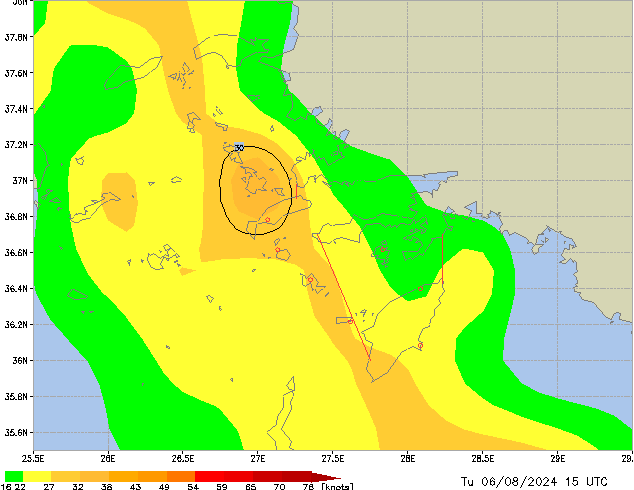 Tu 06.08.2024 15 UTC