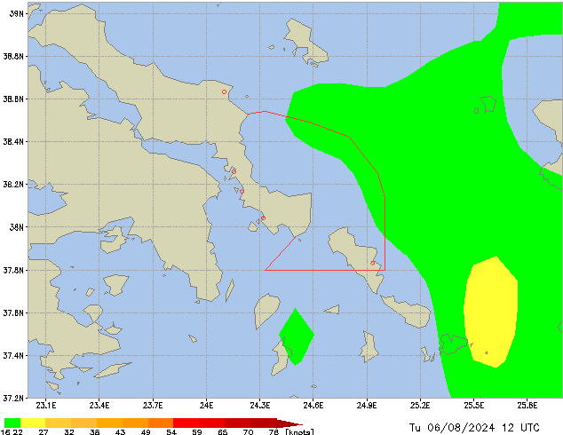 Tu 06.08.2024 12 UTC