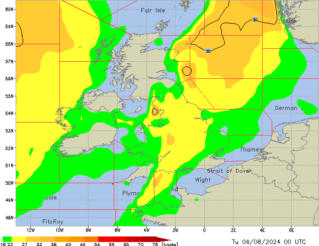 Tu 06.08.2024 00 UTC