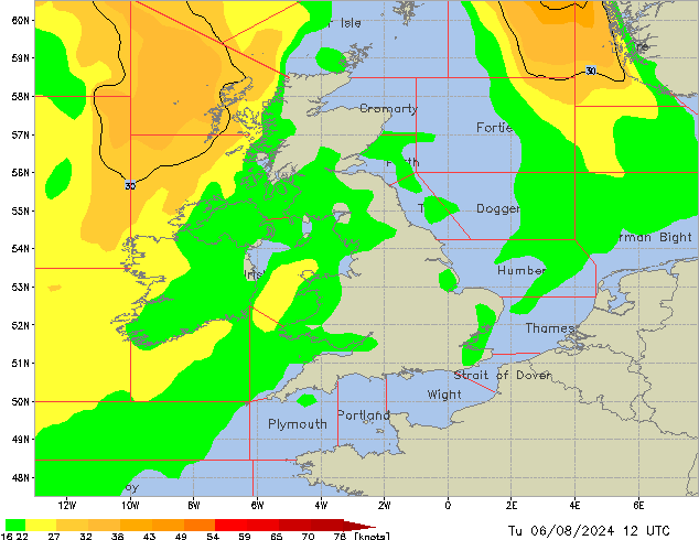 Tu 06.08.2024 12 UTC