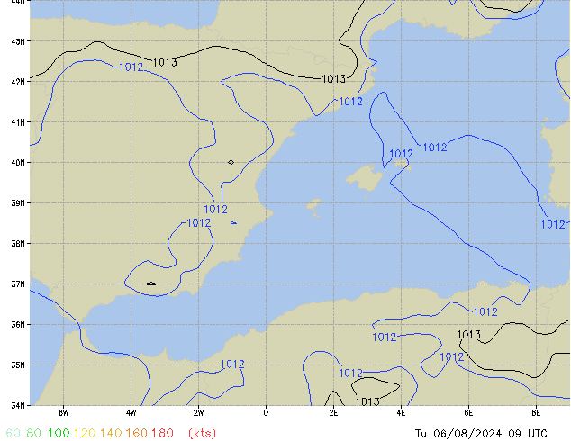 Tu 06.08.2024 09 UTC