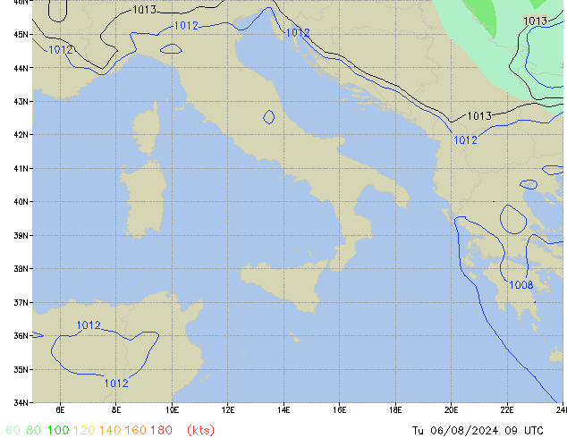 Tu 06.08.2024 09 UTC