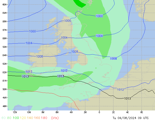 Tu 06.08.2024 09 UTC