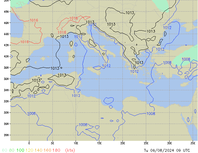 Tu 06.08.2024 09 UTC