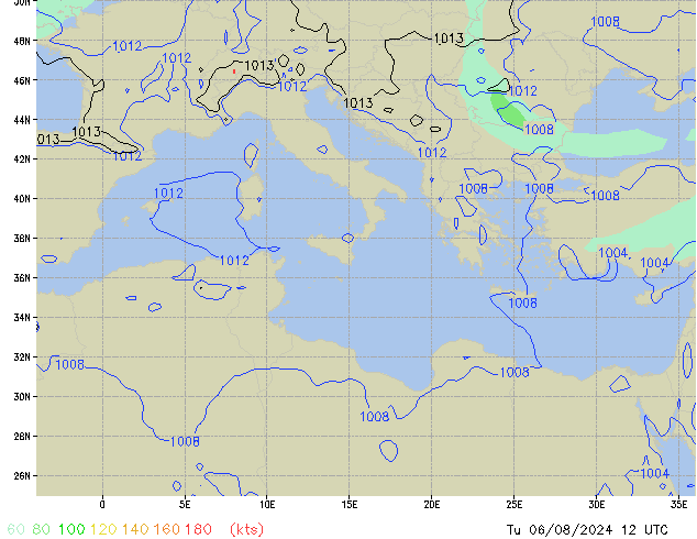 Tu 06.08.2024 12 UTC