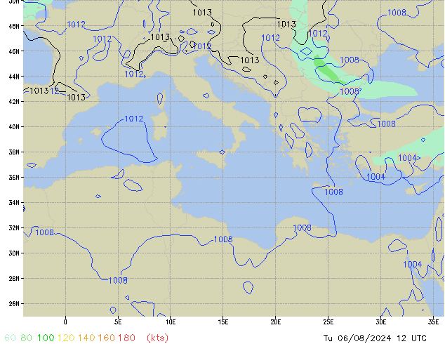 Tu 06.08.2024 12 UTC