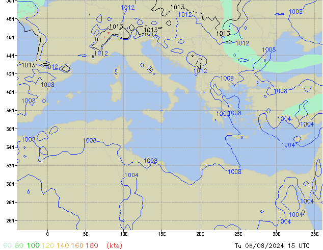 Tu 06.08.2024 15 UTC