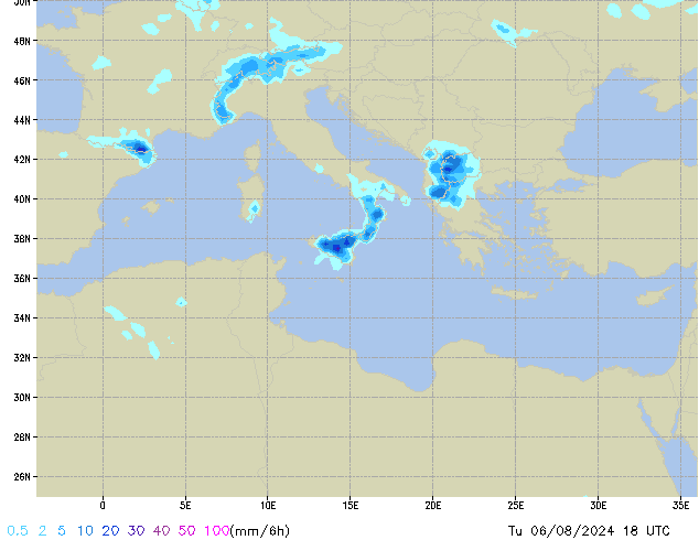 Tu 06.08.2024 18 UTC