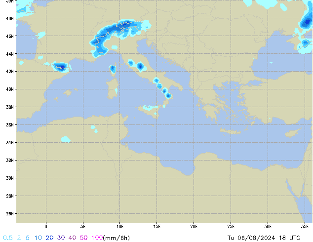 Tu 06.08.2024 18 UTC