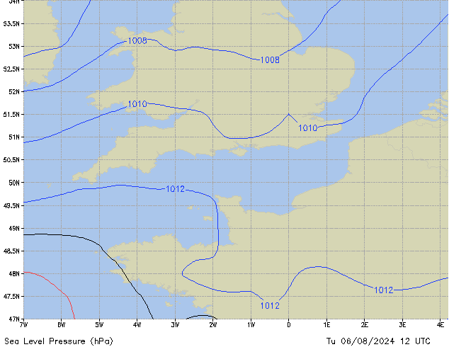 Tu 06.08.2024 12 UTC