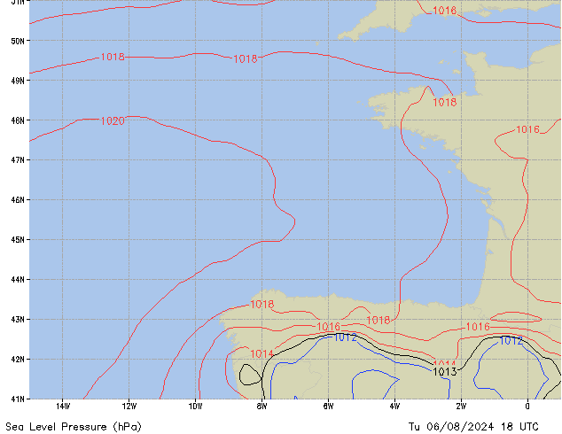 Tu 06.08.2024 18 UTC