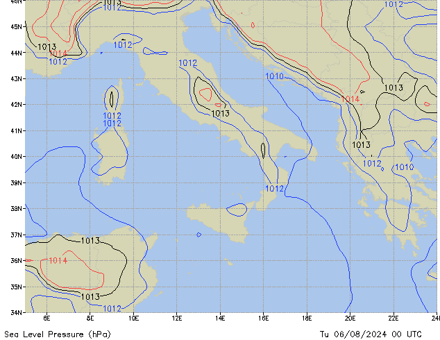 Tu 06.08.2024 00 UTC