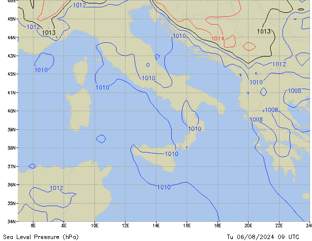 Tu 06.08.2024 09 UTC