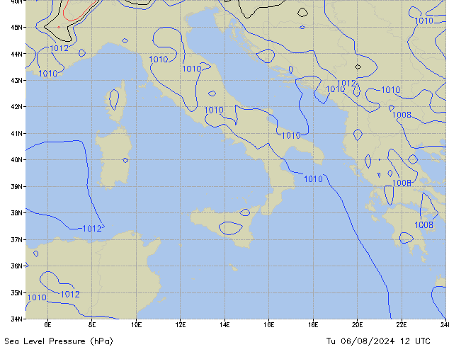 Tu 06.08.2024 12 UTC