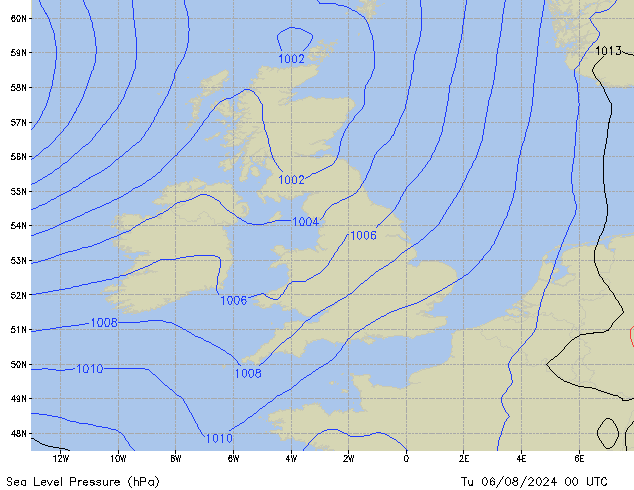 Tu 06.08.2024 00 UTC