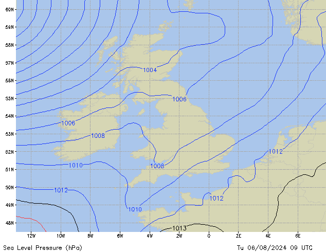 Tu 06.08.2024 09 UTC