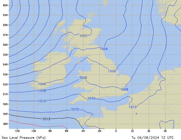 Tu 06.08.2024 12 UTC