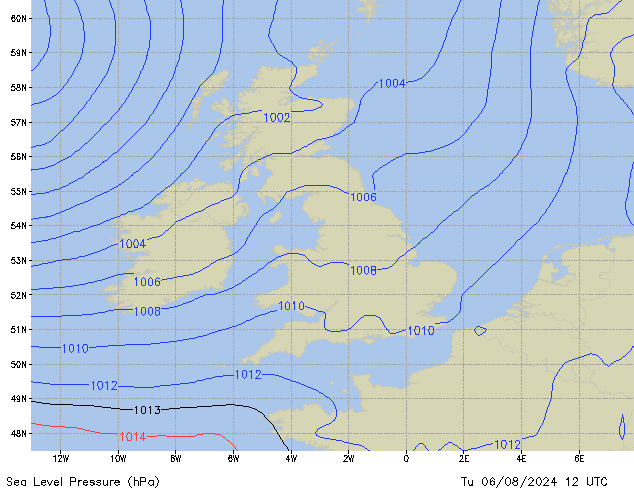 Tu 06.08.2024 12 UTC