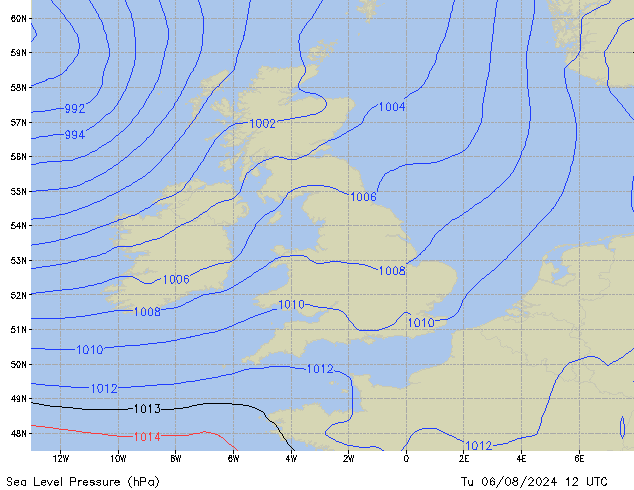 Tu 06.08.2024 12 UTC