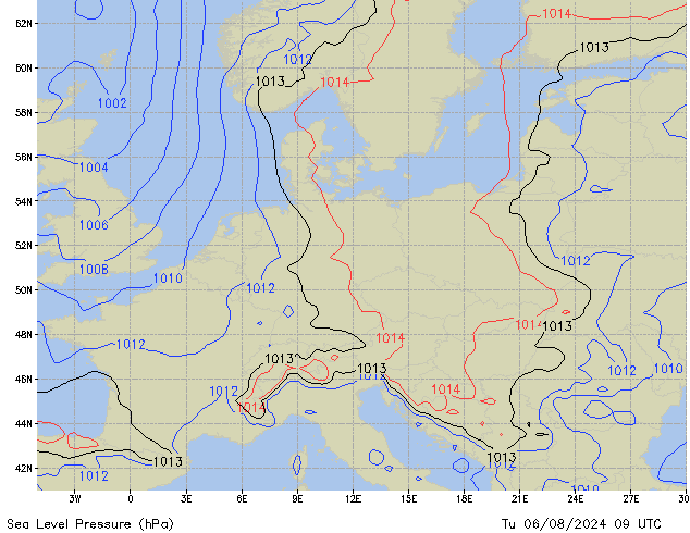 Tu 06.08.2024 09 UTC