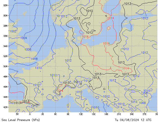 Tu 06.08.2024 12 UTC