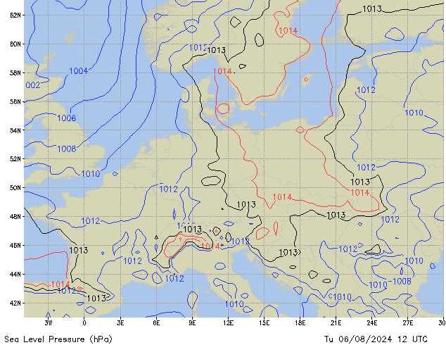 Tu 06.08.2024 12 UTC