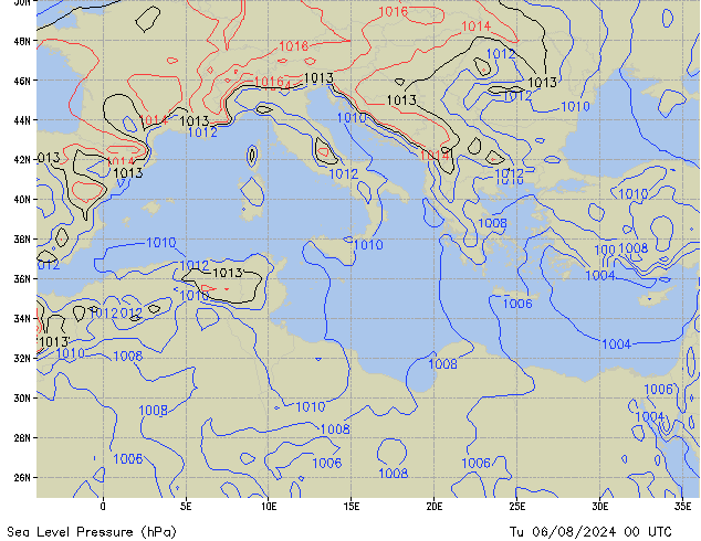 Tu 06.08.2024 00 UTC