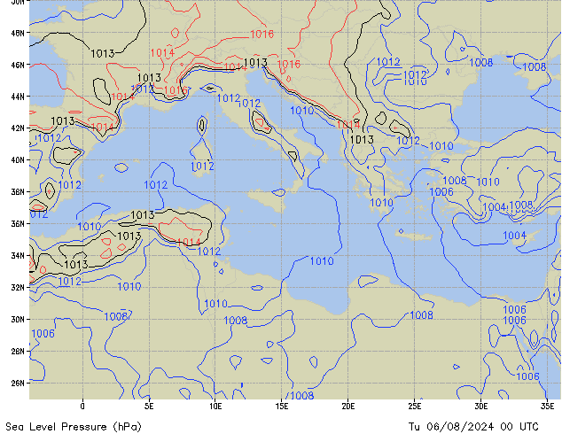 Tu 06.08.2024 00 UTC