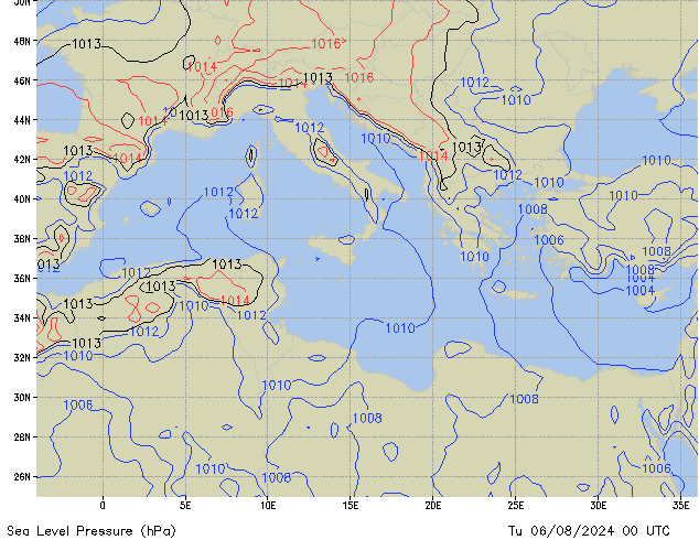 Tu 06.08.2024 00 UTC