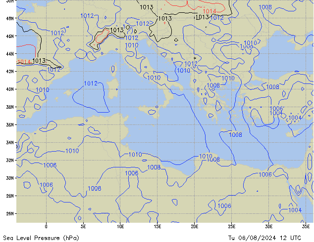 Tu 06.08.2024 12 UTC