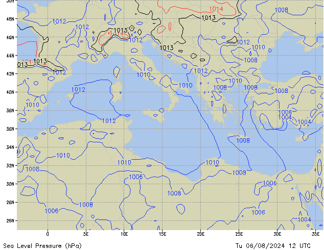 Tu 06.08.2024 12 UTC