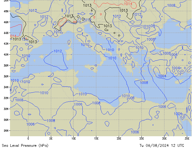 Tu 06.08.2024 12 UTC