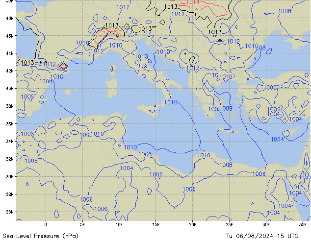 Tu 06.08.2024 15 UTC